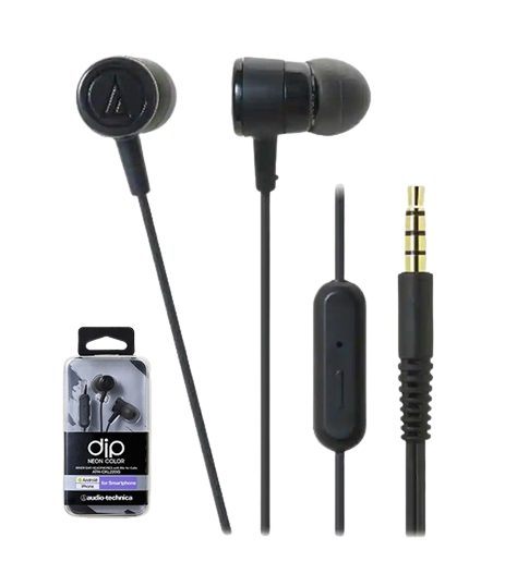 'DIP' in-ear headphones with mic and button control 2