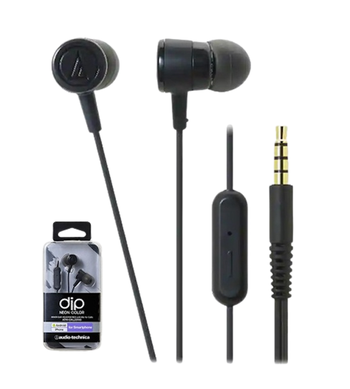 'DIP' in-ear headphones with mic and button control 2