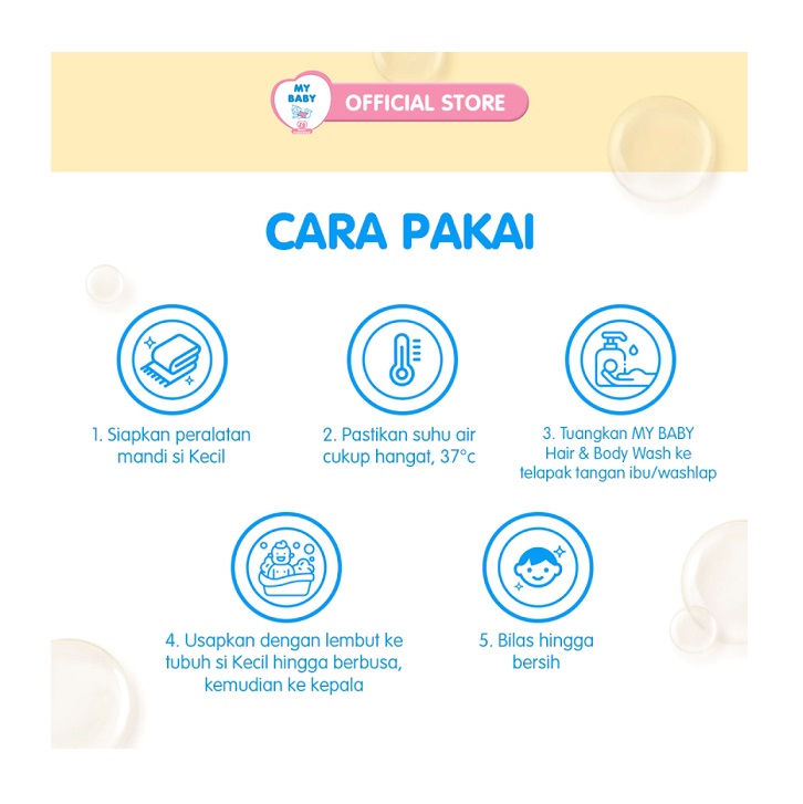 Tempo Scan Pacific MY BABY Hair & Body Wash Fresh & Moist