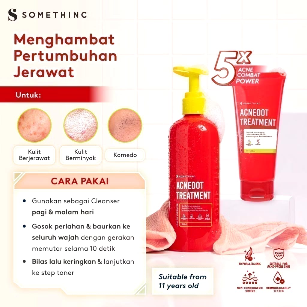 Royal Pesona Indonesia SOMETHINC ACNEDOT Treatment Low pH Cleanser