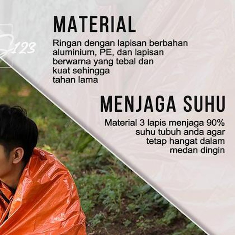 Bivvy Emergency Thermal Sleeping Bag 2