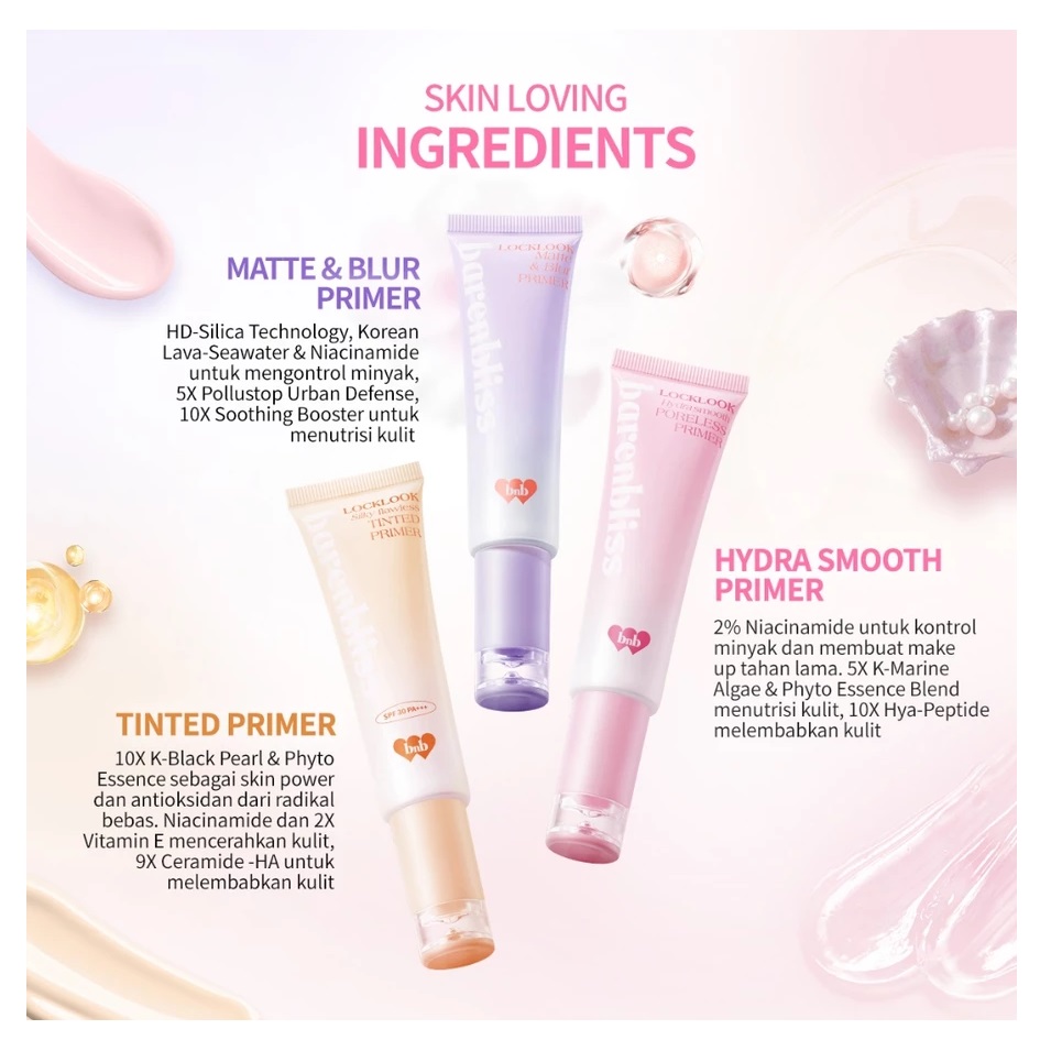 HEBE Beauty Style Barenbliss Locklook Hydra Smooth Poreless Primer