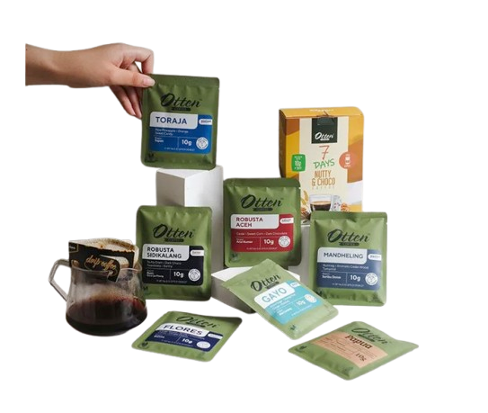 Otten Coffee 7 Days Single Origin Drip Coffee - Nutty and Choco