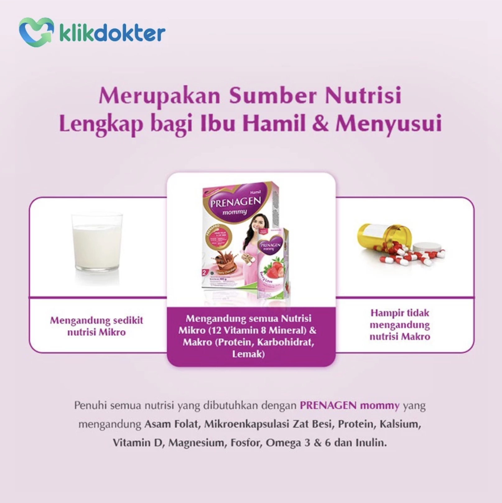 Kalbe Nutritionals Prenagen Mommy UHT Berry Love 
