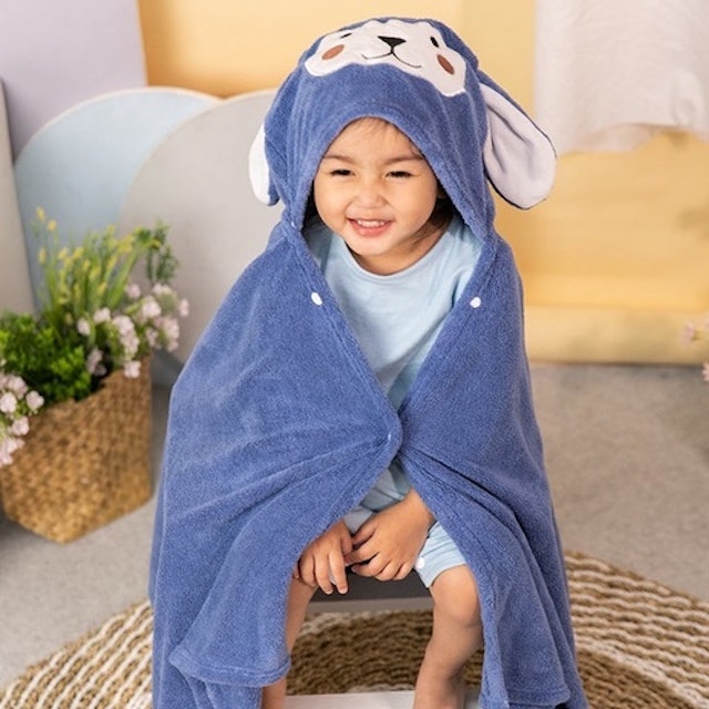 Kottonville Handuk Mandi Ponco Hoodie Towel