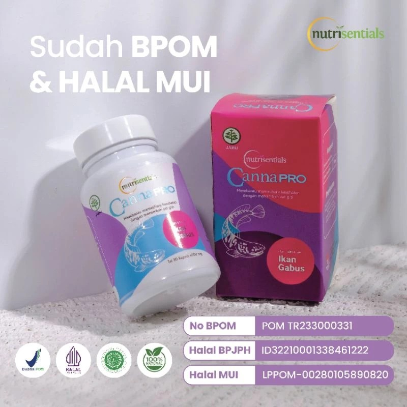 Nutrisentials Nutrisentials Cannapro (dari Ekstrak Ikan Gabus)