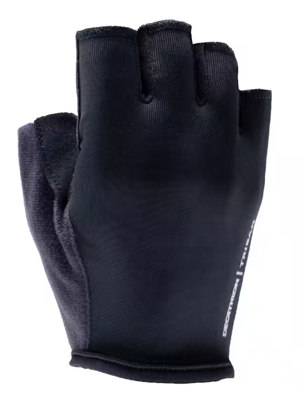 Triban 100 Road Cycling Touring Gloves - Hitam 1