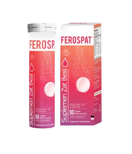 Pyridam Farma Ferospat® Effervescent Suplemen Zat Besi