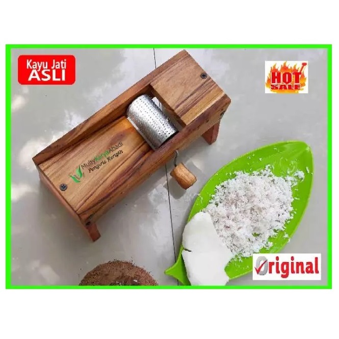 Parutan Kelapa Mini Manual Kayu 4