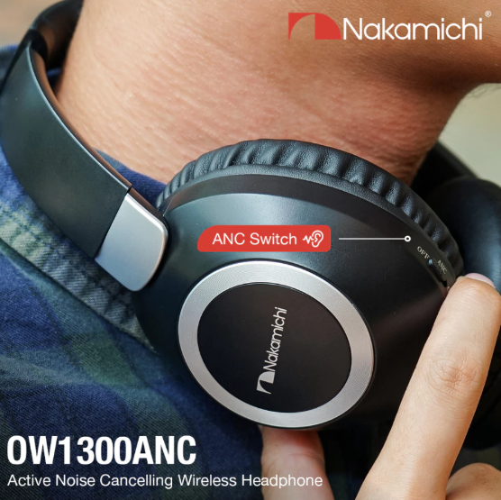 Nakamichi Nakamichi Active Noise Cancelling Wireless Headphone OW1300ANC