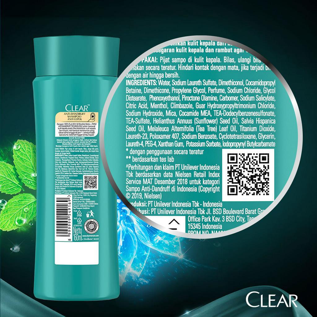 Unilever  Sampo CLEAR Hijab Anti Ketombe dan Lepek Hijab Pure 