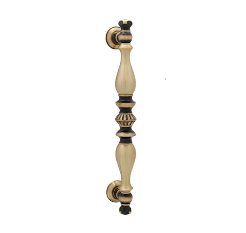evomab Pull Handle Pintu Klasik Antique Brass 38 cm 1