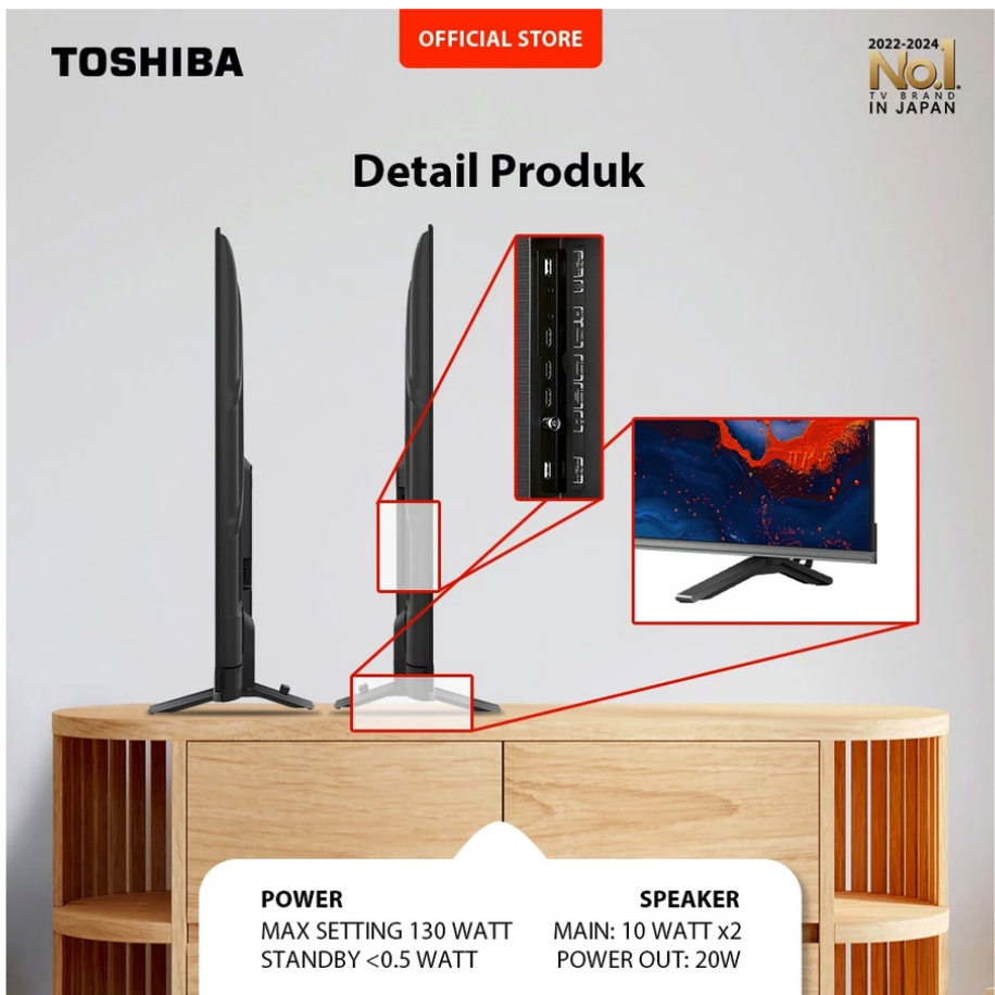 Toshiba 50" 4K QLED Smart TV 4