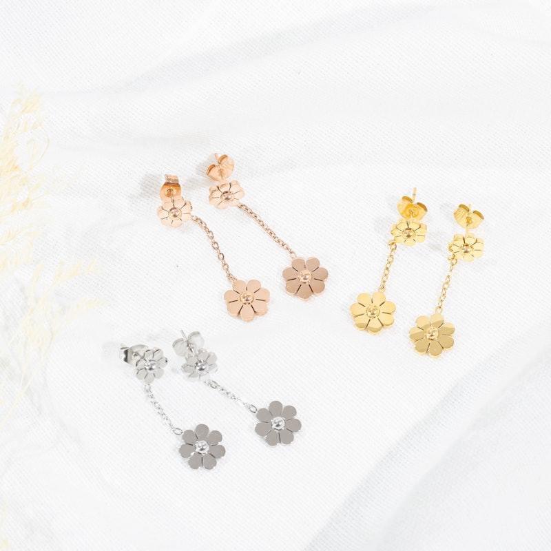 Anting Double Daisy 1