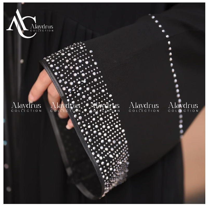 Alaydrus Collection Abaya Hitam Turkey 5