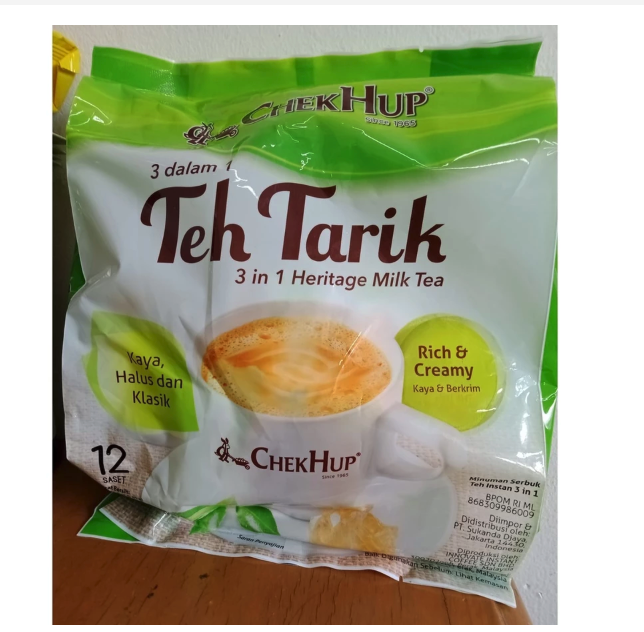 Chek Hup  Chek Hup Minuman Serbuk Teh Instan 3 in 1 Heritage Milk Tea