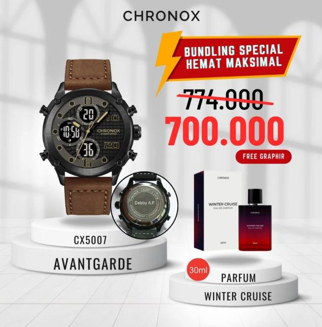 Wells Gemilang Sentosa CHRONOX Jam Tangan Avantgarde CX5007