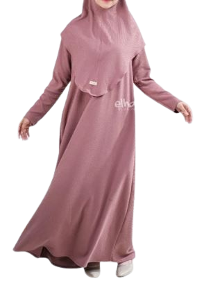 Elhasna Gamis Dress Knit Premium Jumbo