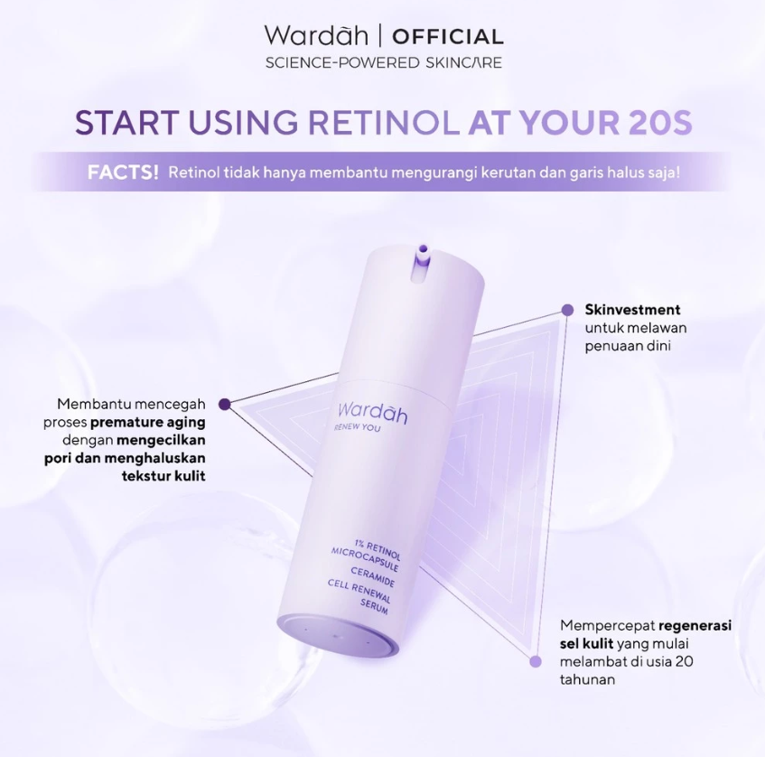 Paragon Technology and Innovation Wardah Renew You Anti Aging Intensive Serum
