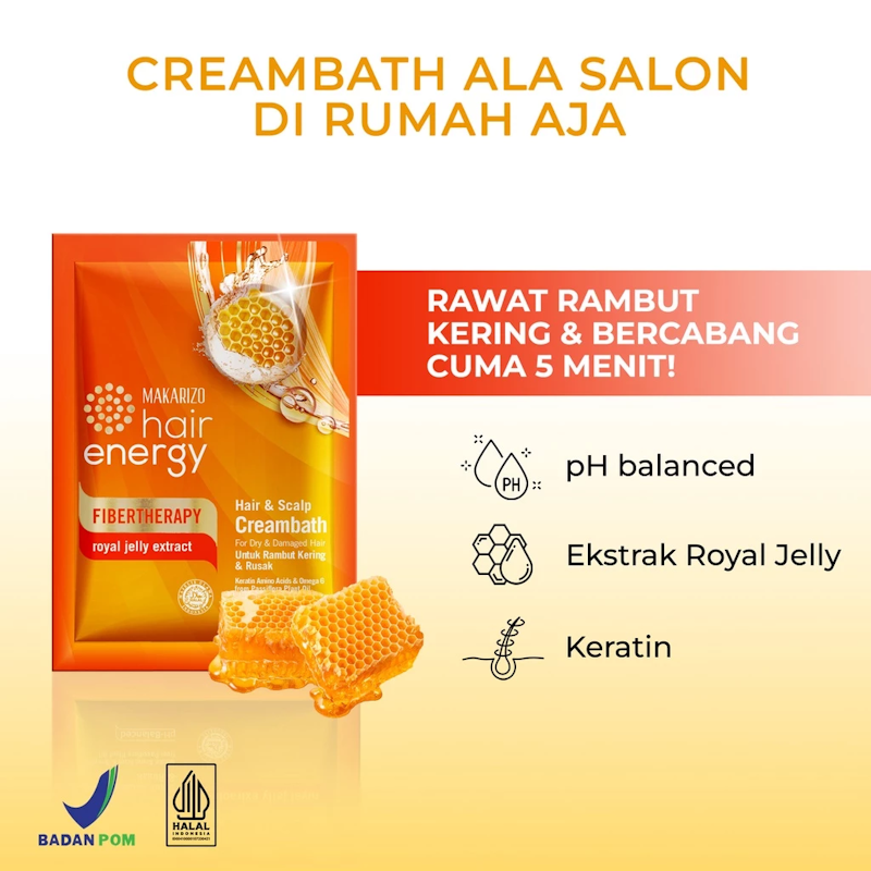 Fibertherapy Hair & Scalp Creambath Royal Jelly 3