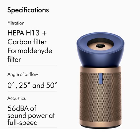 Dyson Purifier Big+Quiet Formaldehyde Prussian Blue/Gold 5