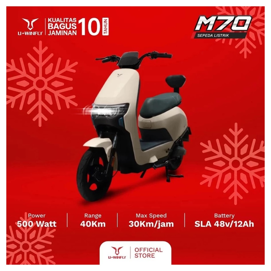 Uwinfly Sepeda Listrik  M70