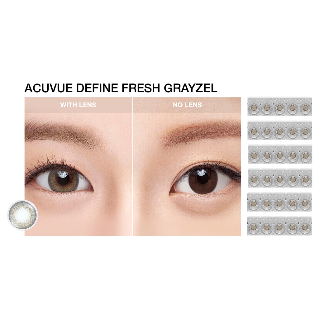 Johnson & Johnson Acuvue 1-Day Define Fresh Grayzel