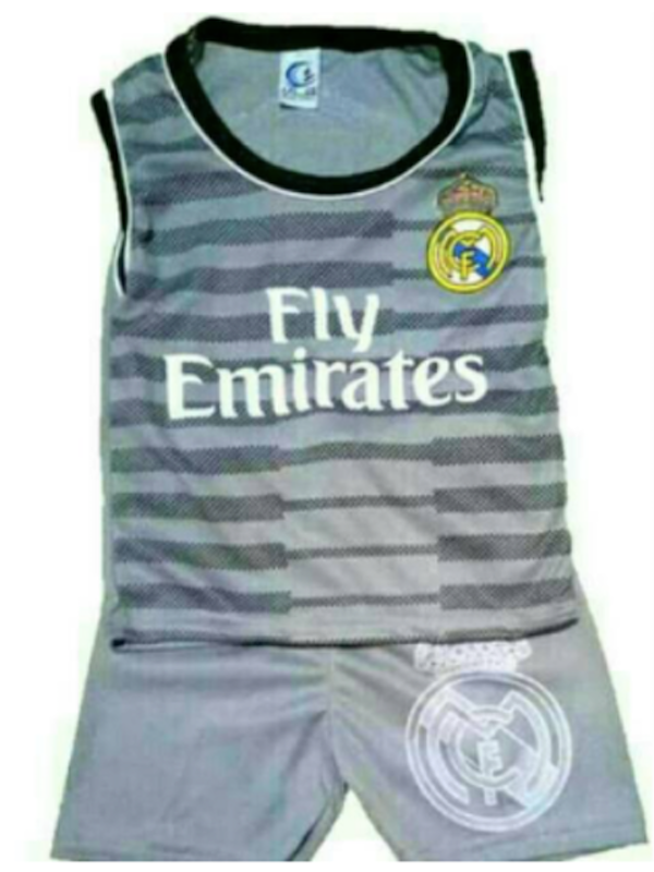 Baju Jersey Bola Setelan Anak Balita Tanpa Lengan 2