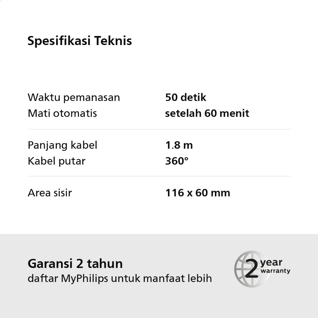 Philips Electronic Philips Heated Straightening Brush BHH885/00