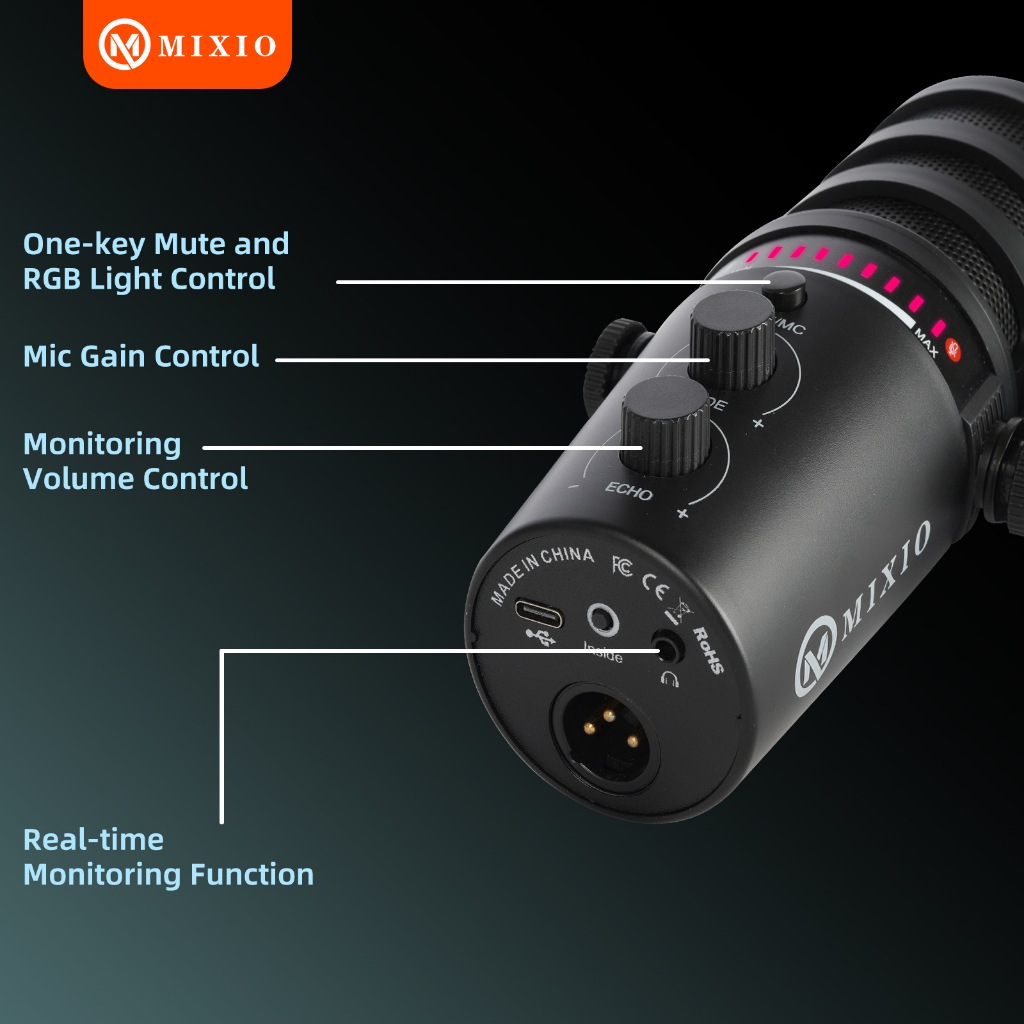 MIXIO MIXIO Microphone Condenser TL-H2