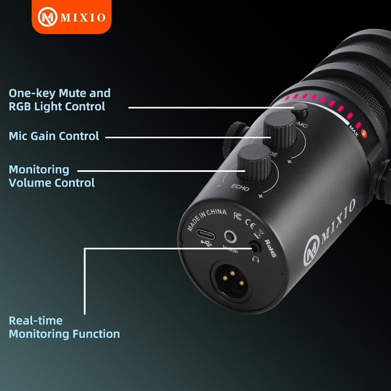 MIXIO Microphone Condenser 2