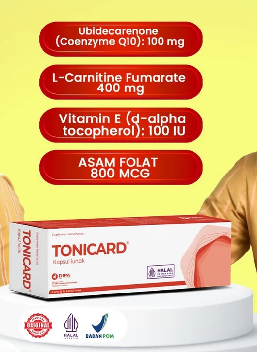 Dipa Pharmalab Intersains Tonicard 1 Box