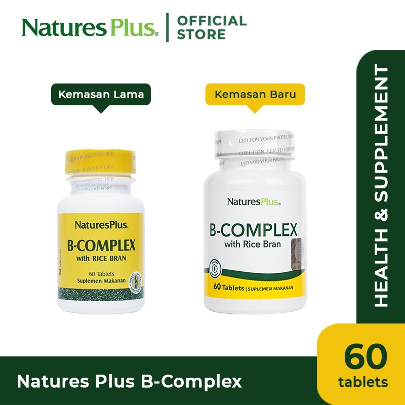 Natural Organics NaturesPlus B-Complex with Rice Bran