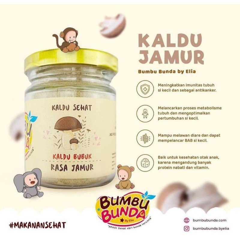 Bumbu Bunda Elia Sukses Bumbu Bunda Elia Kaldu Bubuk Rasa Jamur