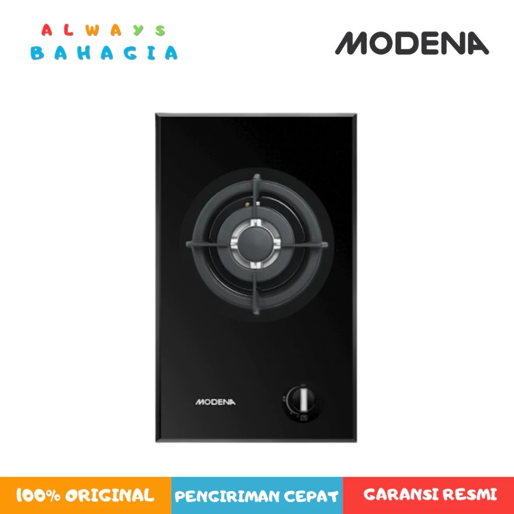 MODENA Indonesia MODENA Kompor Gas Tanam 30cm 1 Burner Aluminum BH 1315 