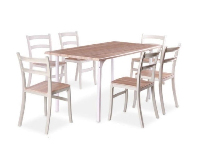 Dining Table - Simpsons Series - Minimalis Krem ｜ DTM 505 P-B