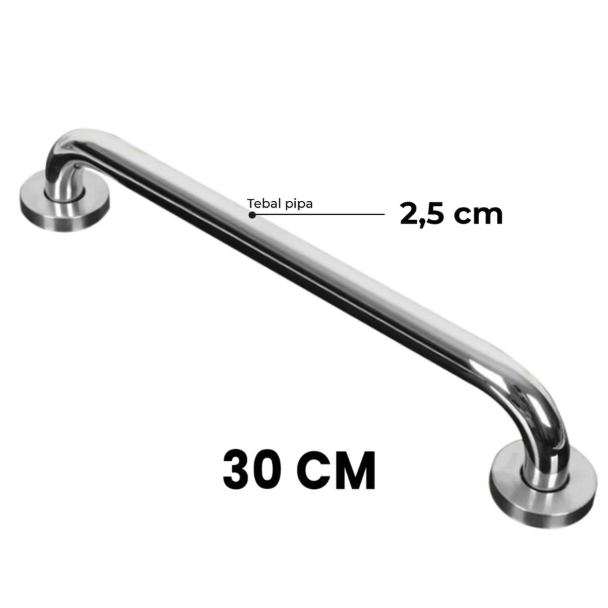 Homeneeds Indonesia Homeneeds Handle Kamar Mandi Bahan Stainless  FS-190