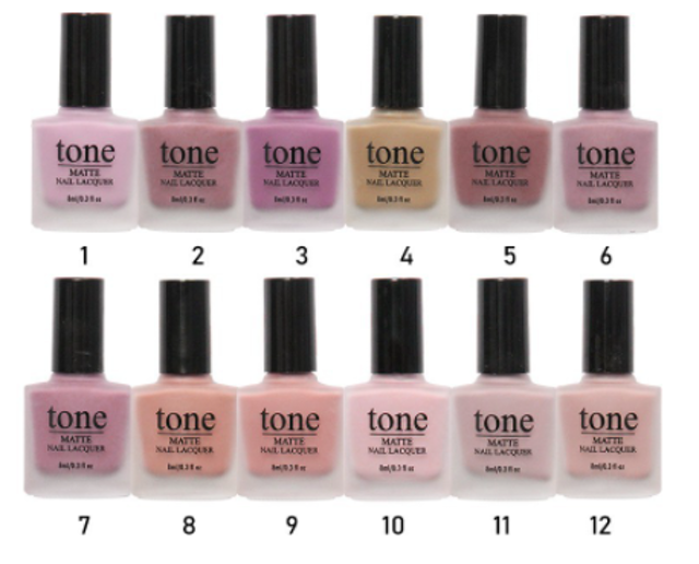 Nail Lacquer Earth Palette Matte Series 4