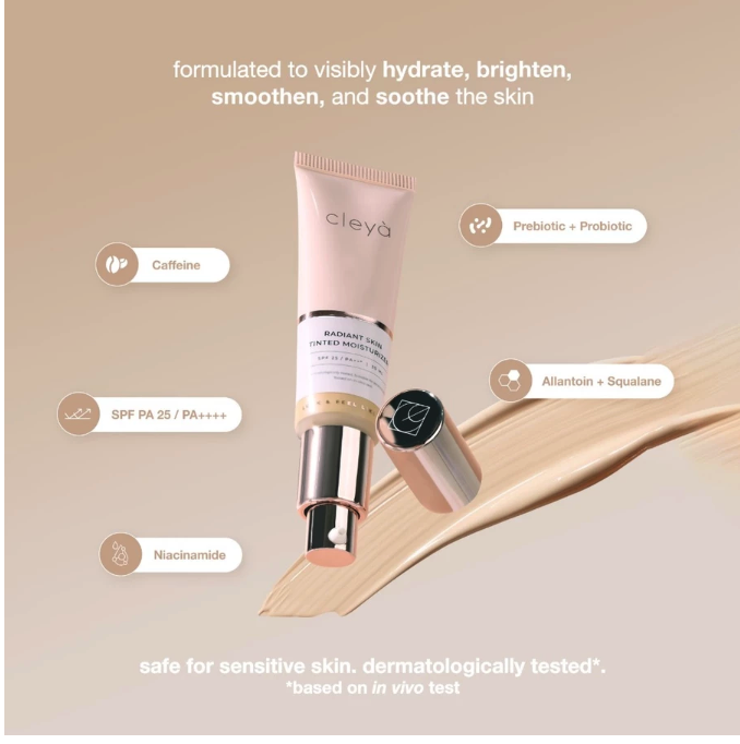 Cleya Paras Kreasindo Cleyà Radiant Skin Tinted Moisturizer