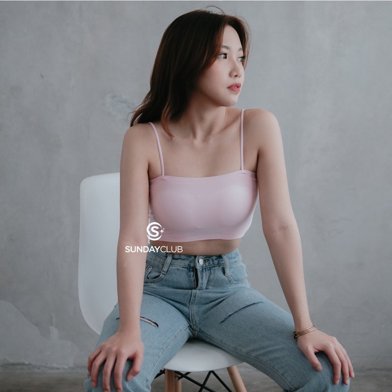 Tube Tank Tanktop Bra Kemben Spaghetti Strap 2