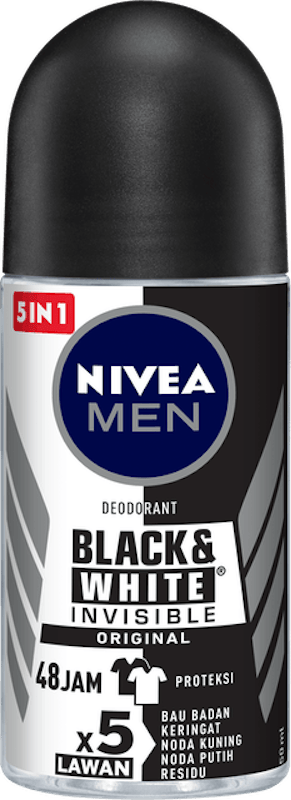 Nivea Men Black & White Invisible Original Deodorant Roll On 1