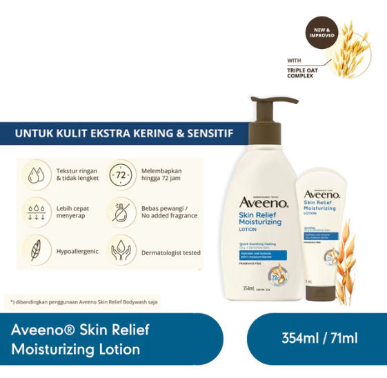 Johnson & Johnson Indonesia Aveeno Skin Relief Moisturizing Lotion
