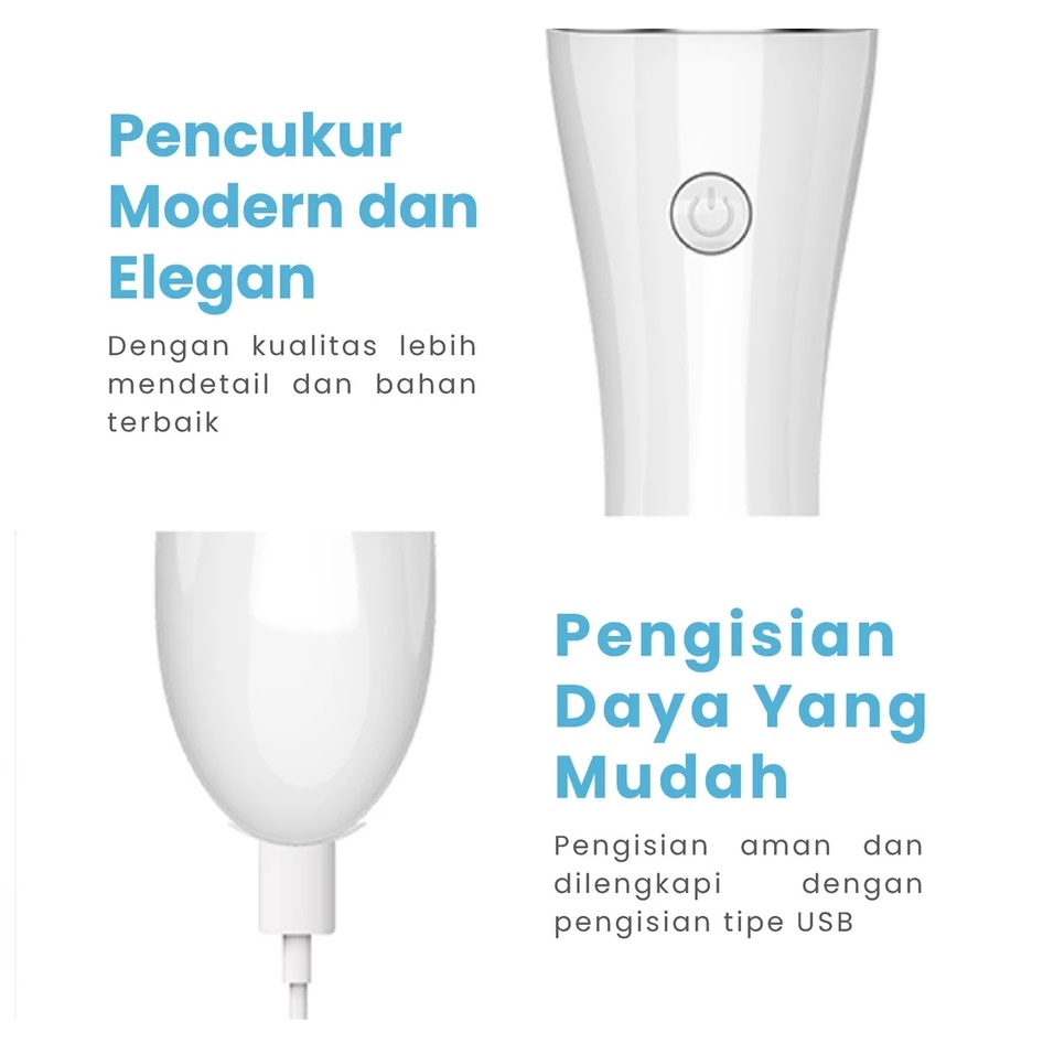 Century Technology Indonesia DoraHomi Rechargeable Hair Epilator L12RW 