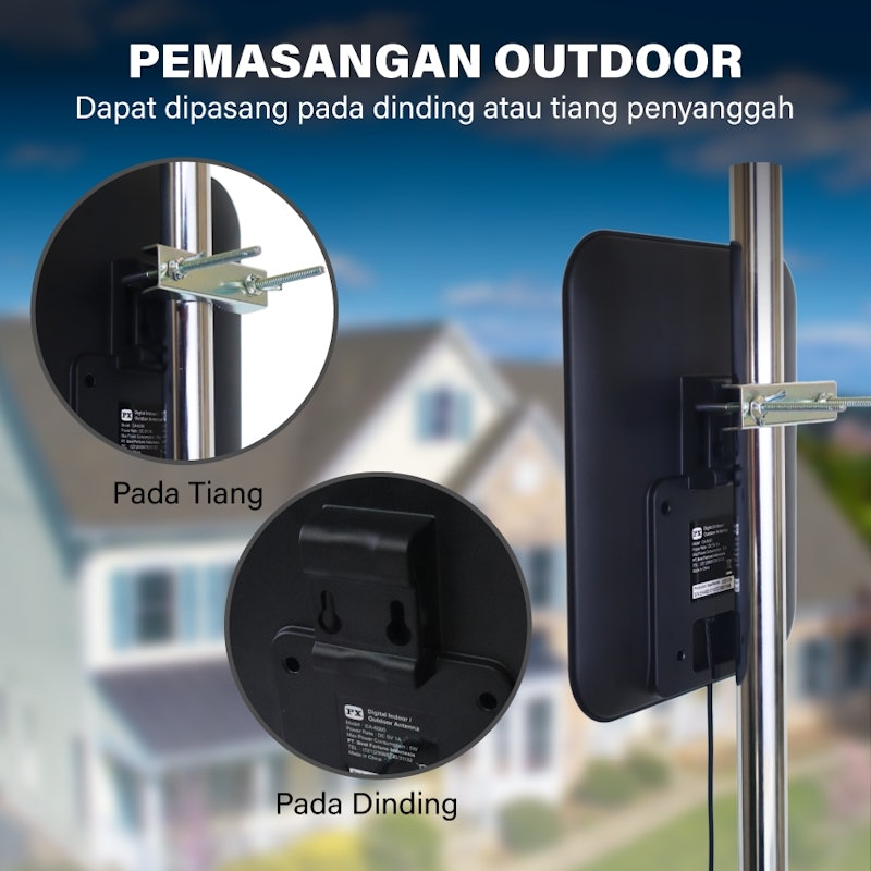 PX Digital Indoor Outdoor Antenna Booster DVBT2 4K 4