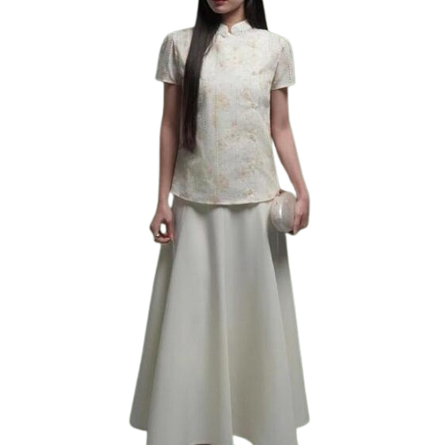 ecinos Aster Side Button Top