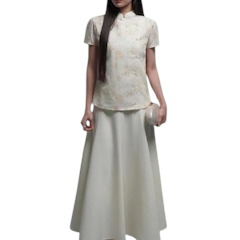 ecinos Aster Side Button Top
