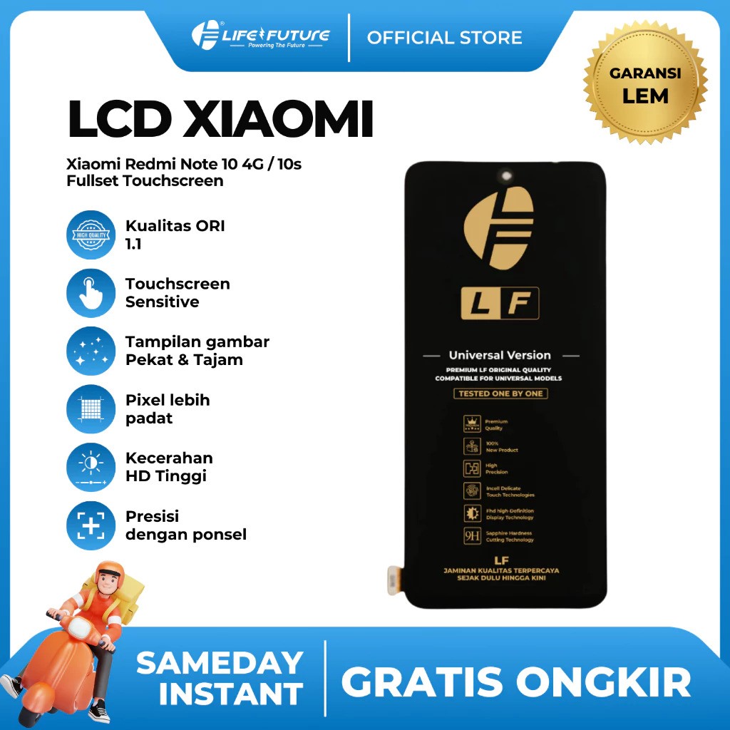 Megatech Life Future LF LCD Xiaomi Redmi Note 10 4G/10s