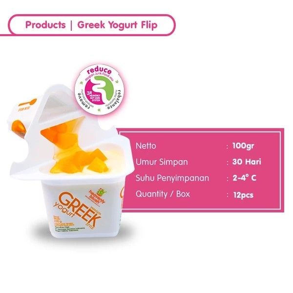 Heavenly Blush Greek Yogurt Cup Granola (100gr x 12 pcs) 4