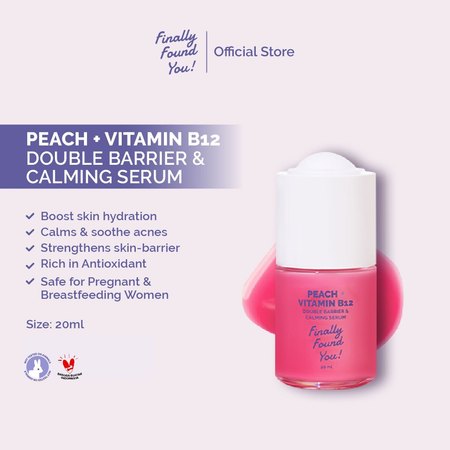 Karya Maharendra Innovation Finally Found You! Peach+VitaminB12 Double Barrier & Calming Serum