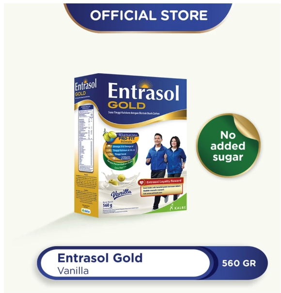Kalbe Entrasol Gold Vanilla